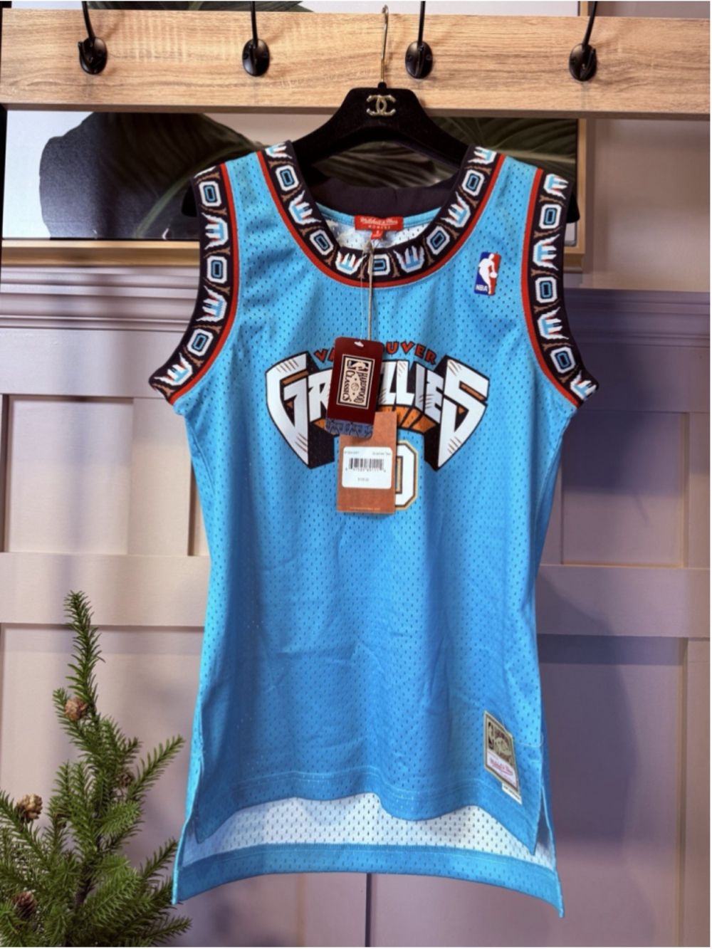 Mike Bibby #10 Vancouver Grizzlies Hardwood Classics Teal Mitchell Ness Womens S